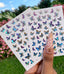 HOLOGRAPHIC BUTTERFLY STICKERS