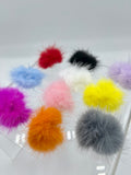 FUR POM POMS